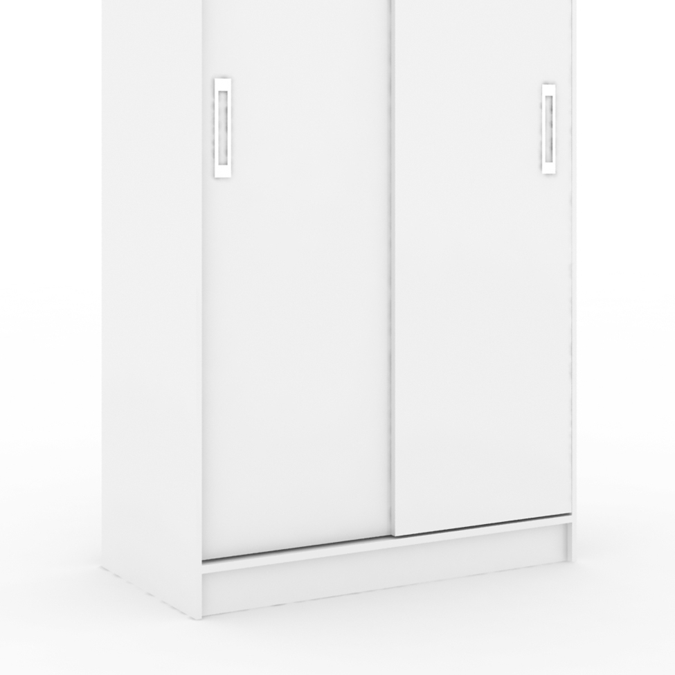 Guarda-Roupa Solteiro Berlim 2 Portas Branco