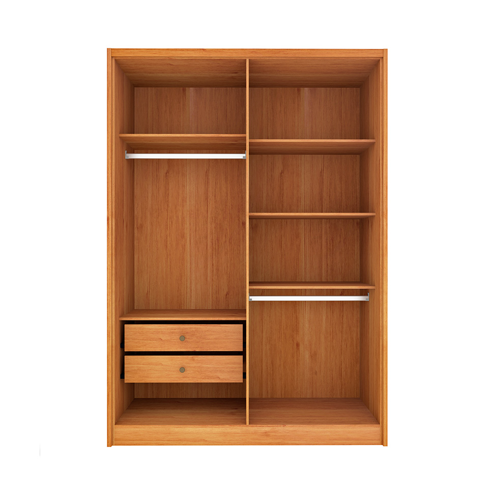 Guarda-Roupa Solteiro Max 4 Portas 2 Gavetas Cinamomo