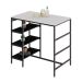 Mesa Bistrô Wooden Branca e Preta