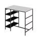 Mesa Bistrô Wooden Branca e Preta