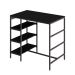 Mesa Bistrô Wooden Ônix e Preta