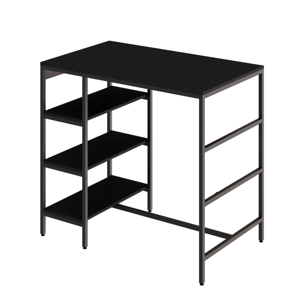 Mesa Bistrô Wooden Ônix e Preta