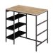 Mesa Bistrô Wooden Carvalho e Preta