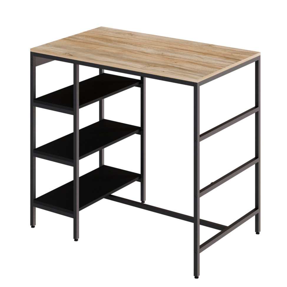 Mesa Bistrô Wooden Carvalho e Preta