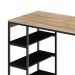 Mesa Bistrô Wooden Carvalho e Preta