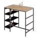 Mesa Bistrô Wooden Carvalho e Preta