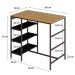 Mesa Bistrô Wooden Mel e Preta