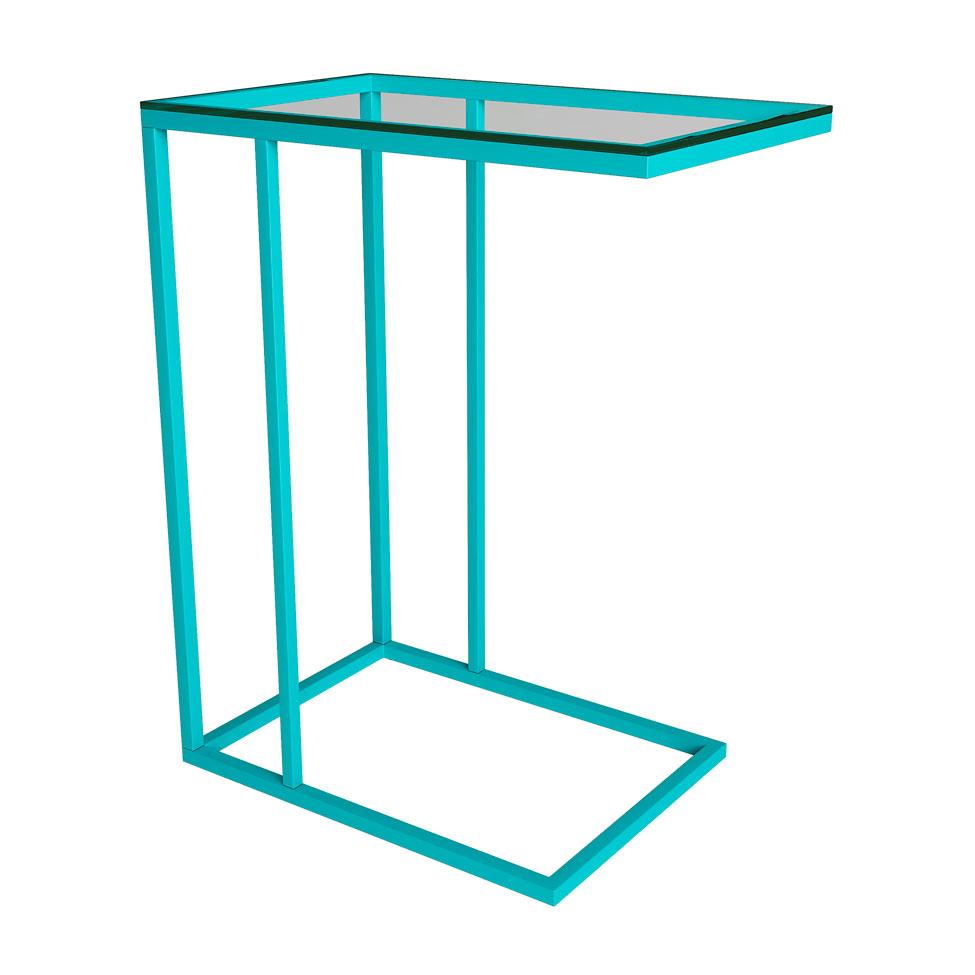 Mesa Lateral Encaixe Elena Azul