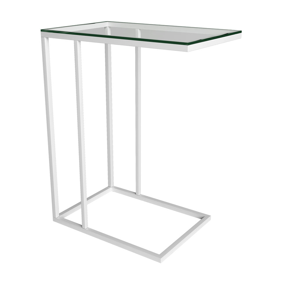 Mesa Lateral Encaixe Elena Branca