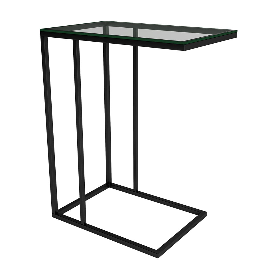 Mesa Lateral Encaixe Elena Preta