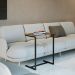 Mesa Lateral Retangular UrbnFlex Preta e Mel