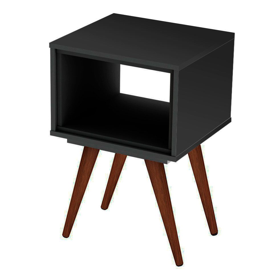 Mesa Lateral Retrô Preto