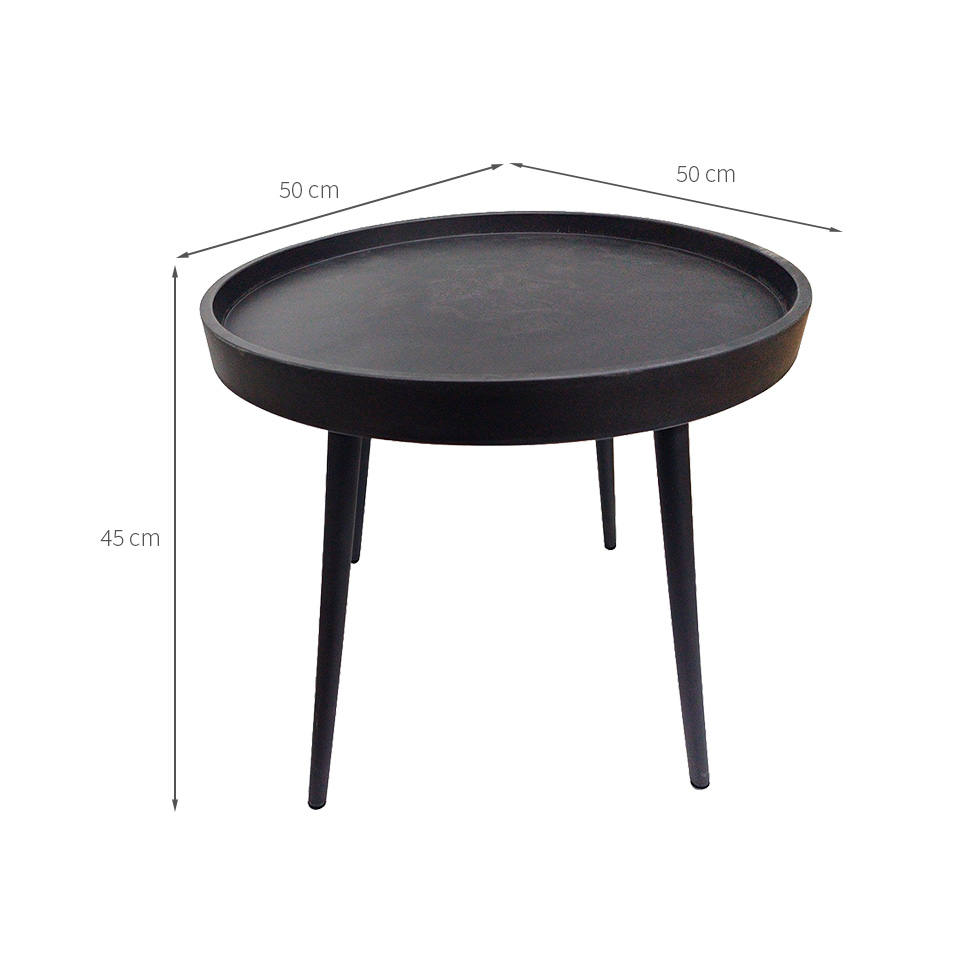 Mesa Lateral Sole Preta