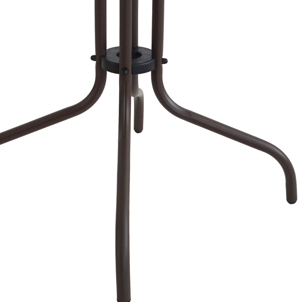 Mesa Quadrada de Jardim Rio Marrom 60 cm