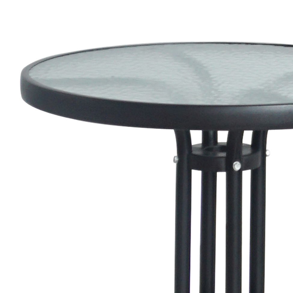 Mesa Redonda de Jardim Rio Preta 60 cm