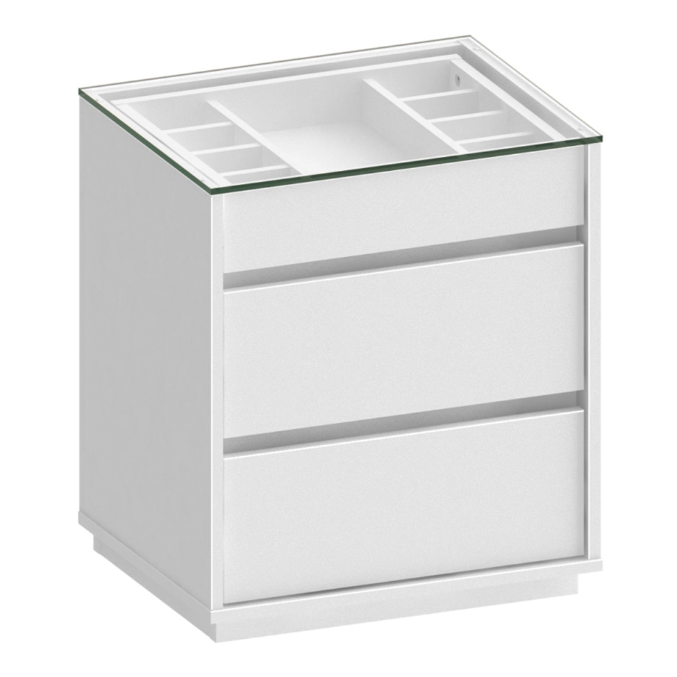 Mesa de Cabeceira Belize 3 GV Branca