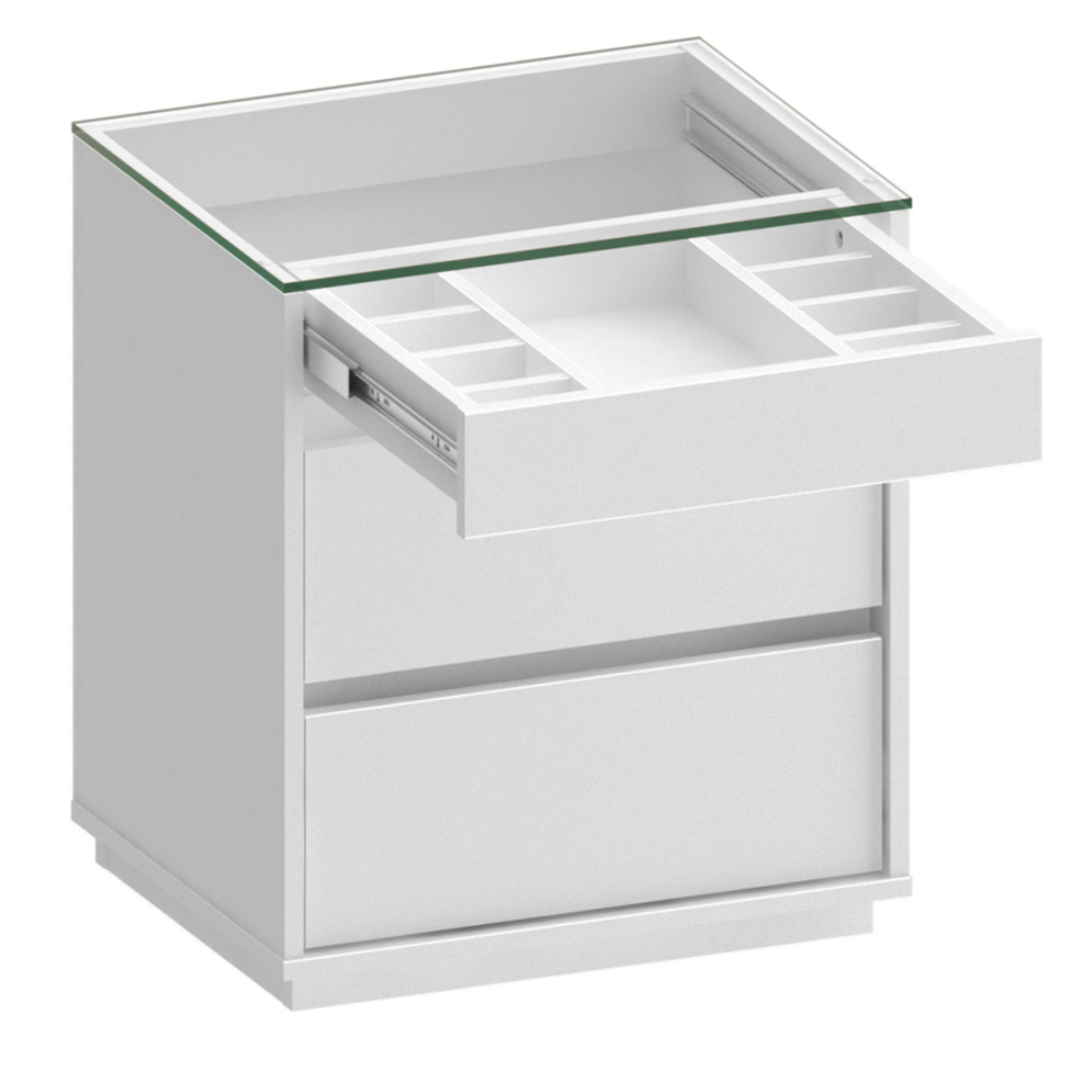 Mesa de Cabeceira Belize 3 GV Branca