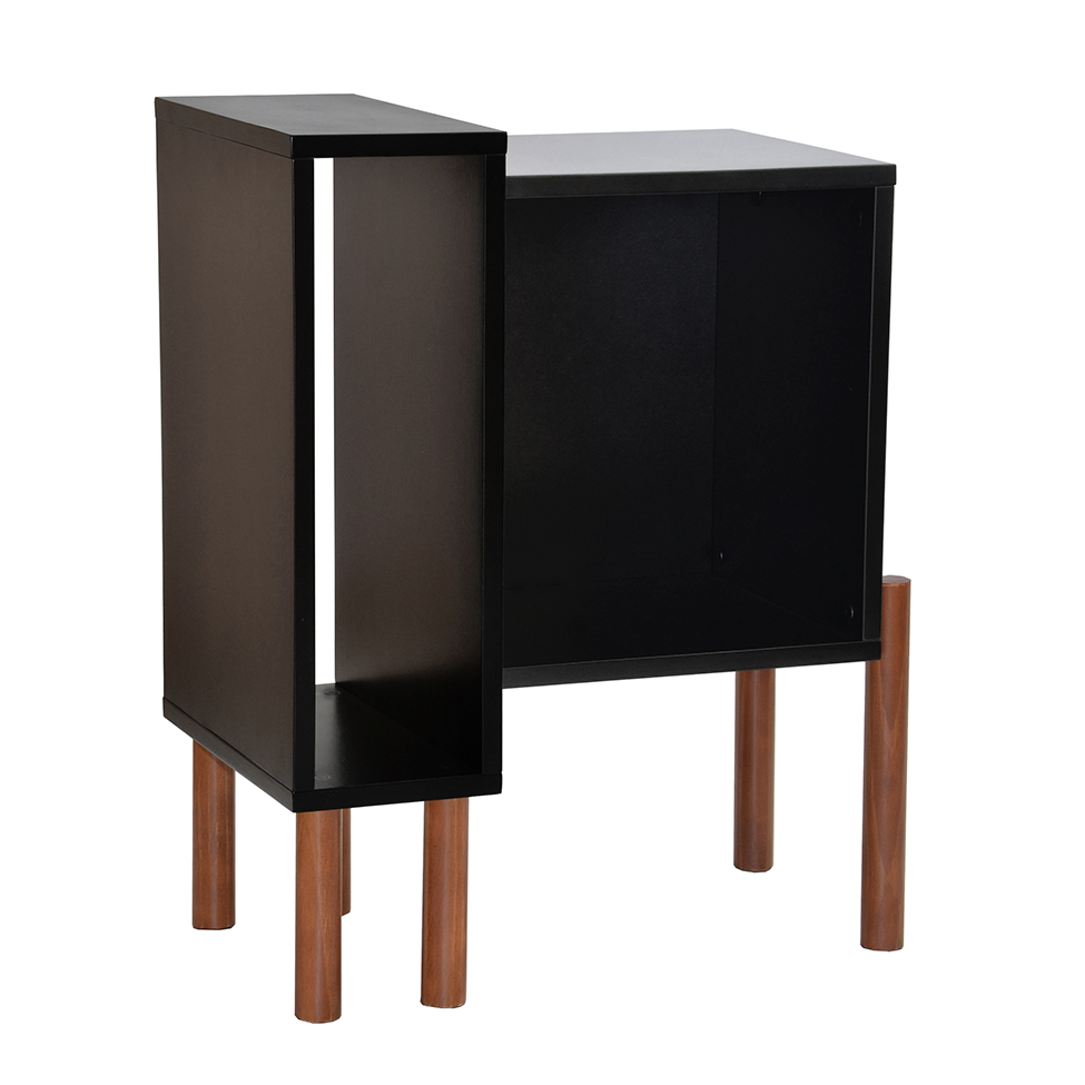 Mesa de Cabeceira Guará Amêndoa e Preta