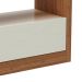 Mesa de Cabeceira Tânia 1 Gaveta Freijó e Off White