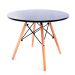 Mesa de Centro Redonda Well Preta 60 cm