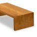 Mesa de Centro Retangular Gold 140 Imbuia 36x140x60cm