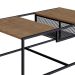 Mesa de Centro York Vermont e Preta 100 cm