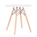 Mesa de Cozinha Redonda Well Branca 70 cm