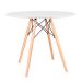 Mesa de Cozinha Redonda Well Branca 90 cm