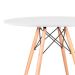 Mesa de Cozinha Redonda Well Branca 90 cm