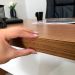 Mesa de Escritório Lane Freijó e Branca 145 cm