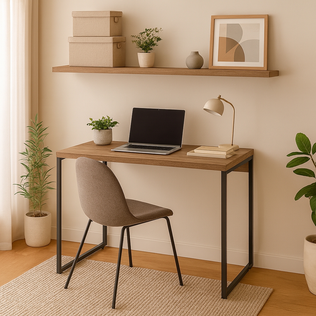 Mesa de Escritório Nanda Mel 90 cm