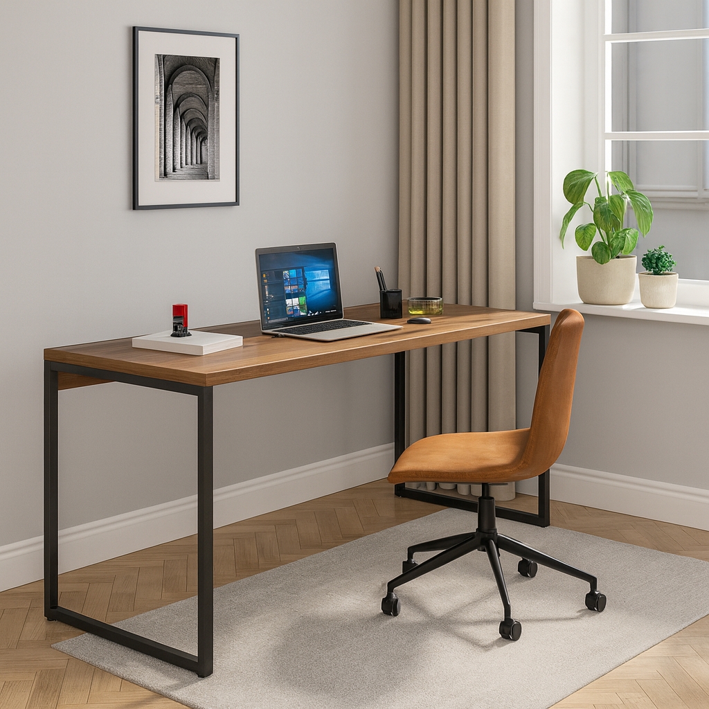 Mesa de Escritório Nikki I Nogal 150 cm