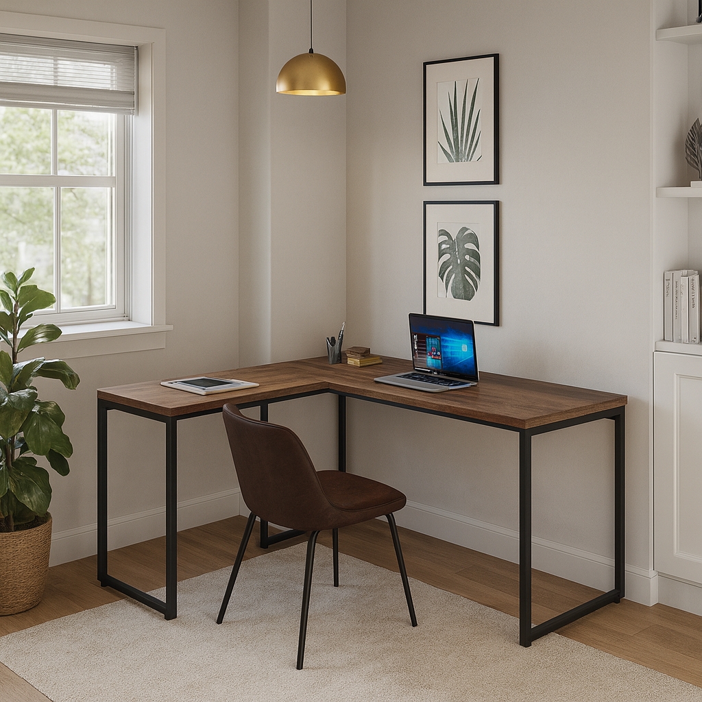 Mesa de Escritório Nikki II Nogal 150 cm