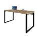 Mesa de Escritório Retangular Miguel Vermont e Preta 150 cm