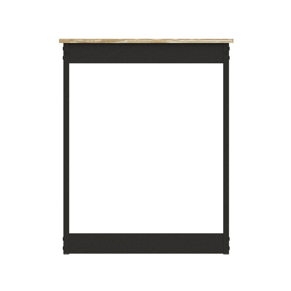 Mesa de Escritório Vick Mel e Preta 150 cm