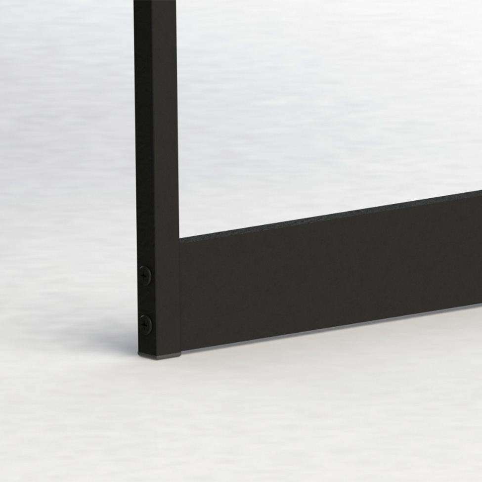 Mesa de Escritório Vick Mel e Preta 150 cm