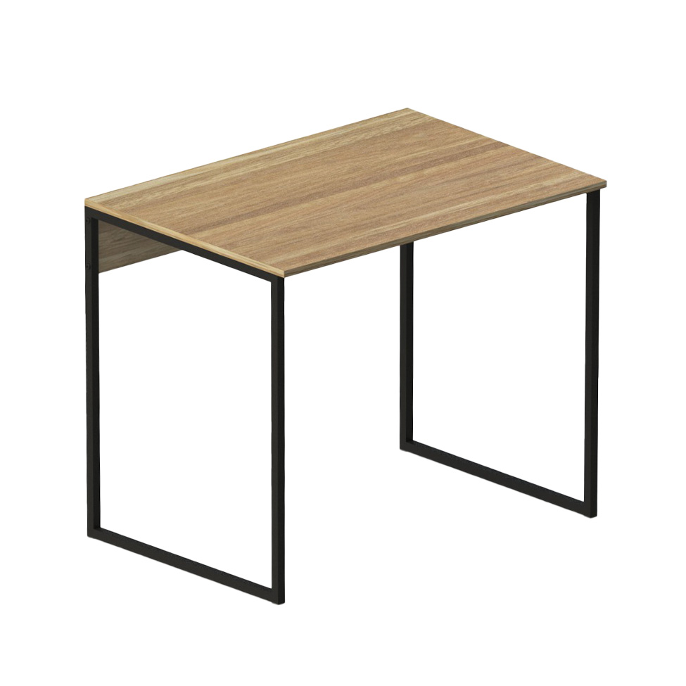 Mesa de Escritório Vick Mel e Preta 90 cm