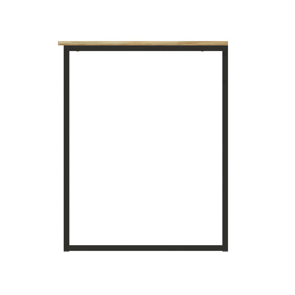 Mesa de Escritório Vick Mel e Preta 90 cm