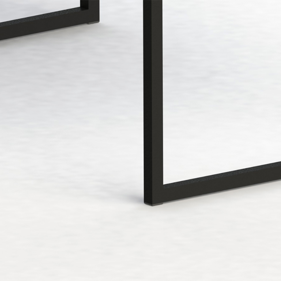 Mesa de Escritório Vick Preta 120 cm