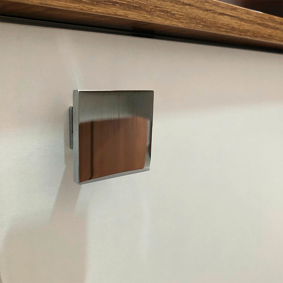 Mesa de Escritório em L Connect II 1 PT Freijó e Branca