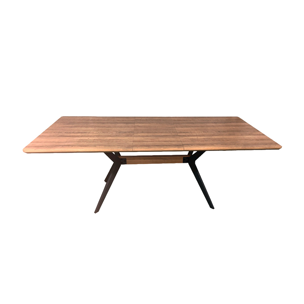 Mesa de Jantar Extensível Astra Natural e Preta