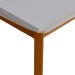 Mesa de Jantar Extensível Retangular Marea Branca e Castanho 151 cm
