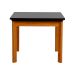 Mesa de Jantar Extensível Retangular Marea Preta e Castanho 151 cm