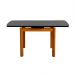 Mesa de Jantar Extensível Retangular Marea Preta e Castanho 151 cm