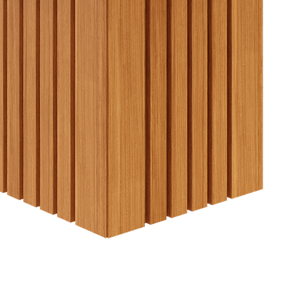 Mesa de Jantar Quadrada com Tampo de Vidro Ana Off White e Nature 130 cm