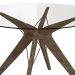 Mesa de Jantar Redonda Spacy Incolor e Freijó 120 cm