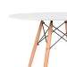 Mesa de Jantar Redonda Well Branca 110 cm