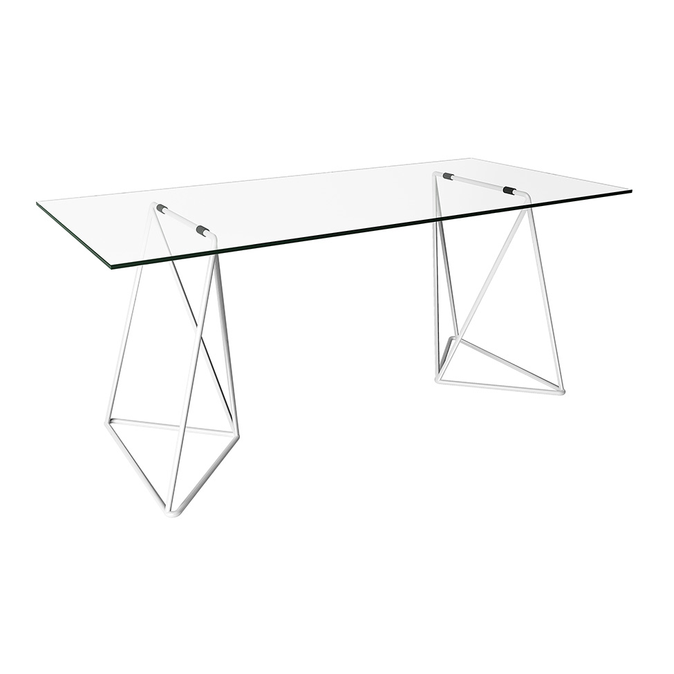 Mesa de Jantar Retangular Leblon Branca 140 cm