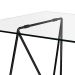 Mesa de Jantar Retangular Leblon Preta 140 cm