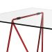 Mesa de Jantar Retangular Leblon Vermelha 140 cm